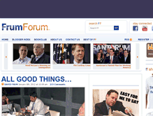 Tablet Screenshot of frumforum.com